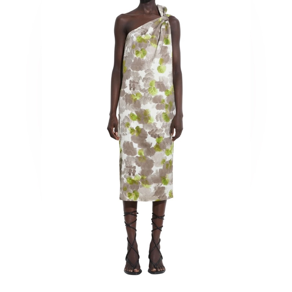 Christian Wijnants Dress One Shoulder Knot Detail NWT